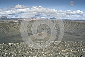 Hverfjall volcano (Islandia) photo