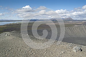Hverfjall volcano (Islandia) photo
