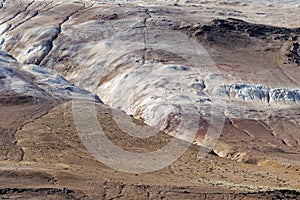 Hverir geothermal area in Iceland.