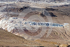 Hverir geothermal area in Iceland.