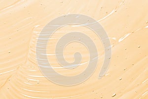 Hyaluronic acid serum texture. Liquid gel beauty cream background photo