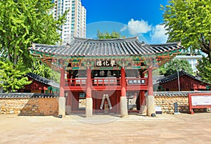 Hyanggyo Confucian School in Dongrae, Busan, South Korea, Asia photo