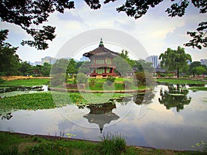 Hyangwonjeong pavilion, Gyeongbokgung, Seoul