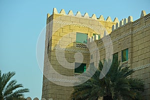 Hyatt regency Muscat building architecture details photo