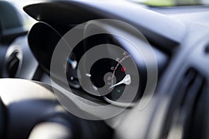 Hybrid car dashboard