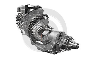 Hybrid car engine