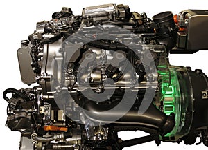 Hybrid car engine from s-class mercedes