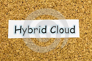 Hybrid cloud storage data technology database