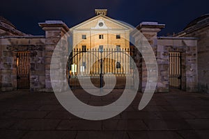 Hyde Park Barracks, Sydney at night