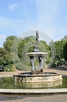 Hyde park Fountain depicting Diana Huntress