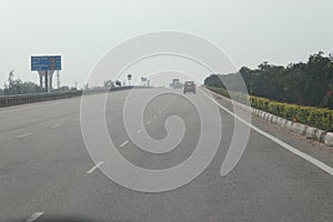Hyderabad Road with neat and clean