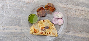Hydrabadi Kabab Paratha photo