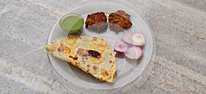 Hydrabadi Kabab Paratha photo