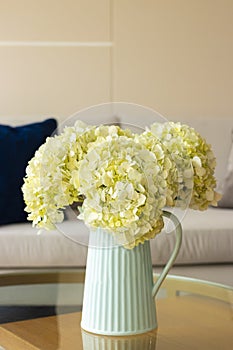 Hydrangea flower arrangement