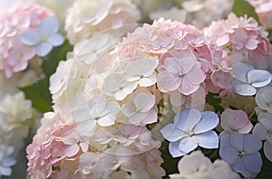 Hydrangea flowers