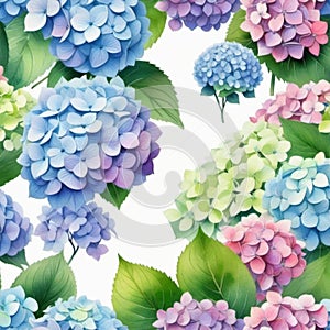 hydrangea pattern close up on abstract background