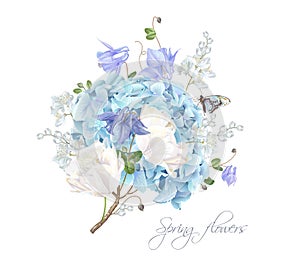 Hydrangea spring composition