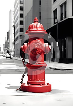 Hydrant Harmony in NYC Fire Hydrant in Pop Art