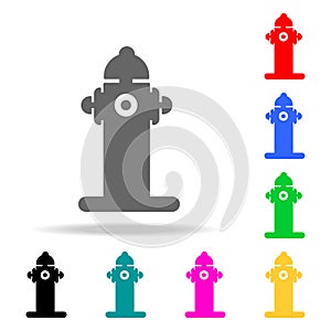 hydrant icon. Element firefighters multi colored icons for mobile concept and web apps. Icon for website design and development, a