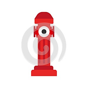 Hydrant icon. Fire departament equipment icons. Vector Illustration.