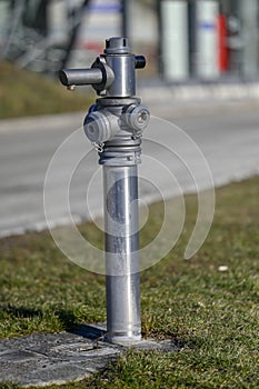 A hydrant with the possibility to get fresh drinking water.