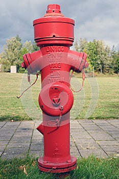 Hydrant rot red germany berflurhydrant fireplug fire