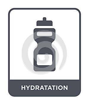 hydratation icon in trendy design style. hydratation icon isolated on white background. hydratation vector icon simple and modern photo