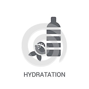 Hydratation icon. Trendy Hydratation logo concept on white background from Gym and Fitness collection photo