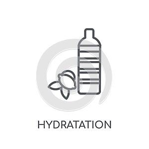 Hydratation linear icon. Modern outline Hydratation logo concept photo
