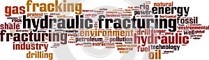 Hydraulic Fracturing word cloud photo