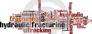 Hydraulic Fracturing word cloud photo