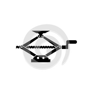 Hydraulic jack icon vector illustration design template