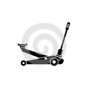 Hydraulic jack icon vector illustration design template