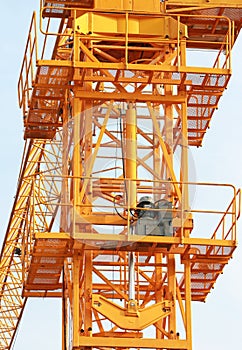 Hydraulic Jacks of Tower Crane front view