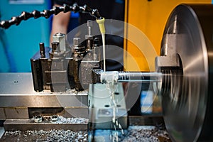 Hydraulic lathe machinery photo
