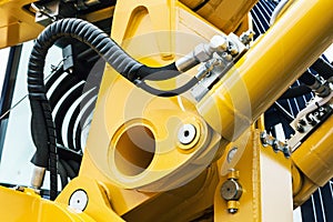 hydraulics pipes and nozzles, tractor or other construction equipment