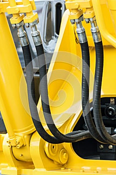 hydraulics pipes and nozzles, tractor or other construction equipment