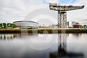 Hydro Concert Centre and the Finnieston crane photo