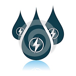 Hydro Energy Drops Icon