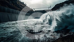 Hydro generator powers landscape, fueling alternative energy industry generated by AI
