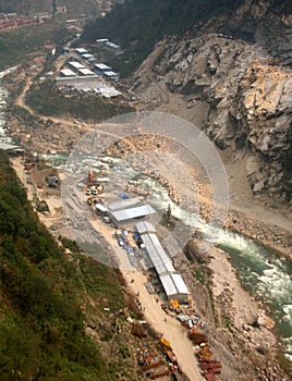 Hydro Power Project In The Mountain