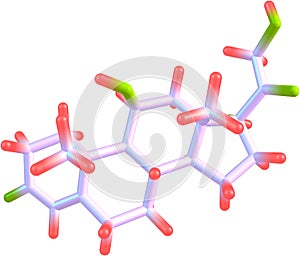Hydrocortisone molecular structure