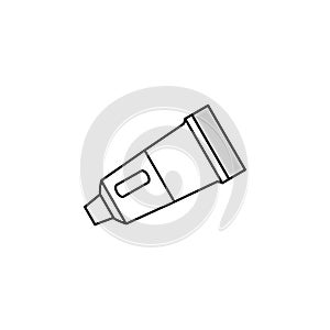 hydrocortisone ointment first aid isometric icon vector illustration