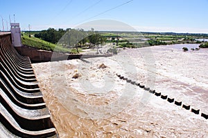 Hydroelectric dam Termas de Rio Hondo photo