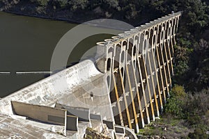 Hydroelectric Multiple Arch Concrete Dam at Lake Hodges photo