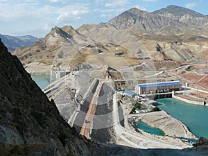 Hydroelectric power plant in the Ð¡Ð°Ð½Ð³Ñ‚ÑƒÐ´Ðµ Tajikistan