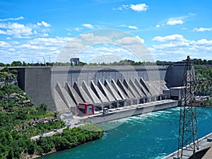 Hydroelectricity power generation dam