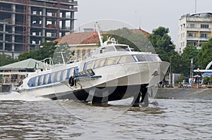 Hydrofoil boat on Saigon River