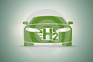 Hydrogen car concept - 3d rendering