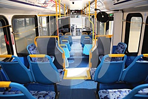 Hydrogen fuel cell bus interior